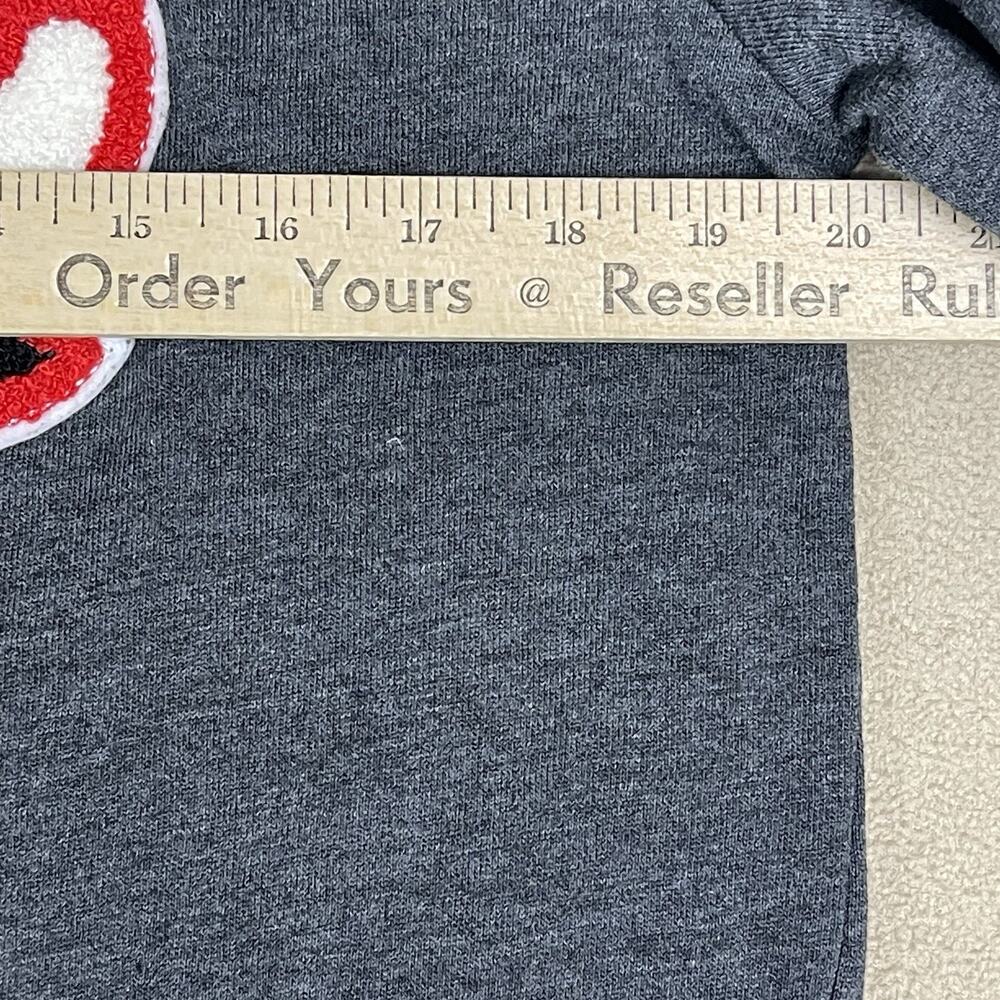 Mustache 3Rd Gade Sweatshirt Mens S Gray Chicago Bulls NBA Logo Pullover - Picture 6 of 11